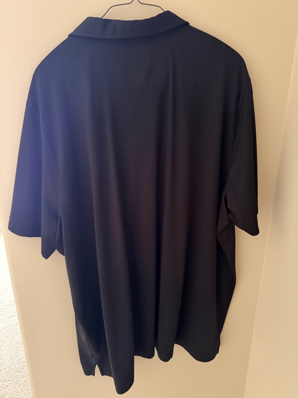 Perry Ellis Black Short-Sleeve Button-Up Polo Shirt - Picture 4 of 4
